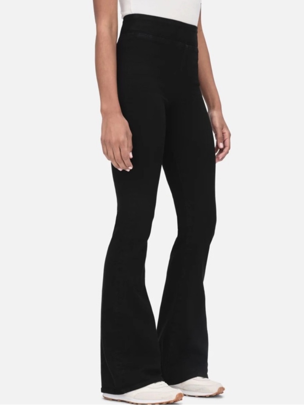 Frame the jet set flare leg high rise jeans black ultra stretch NWT size 30-34